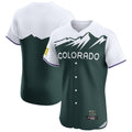 MATTH C.Rockies Green City Connect Limited Elite Home Blank Player Stitched Jerseys
