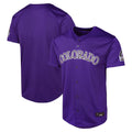 MATTH C.Rockies Purple Limited Home Game Blank Player Stitched Jerseys