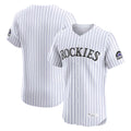 MATTH C.Rockies White Limited Home Blank Player Stitched Jerseys