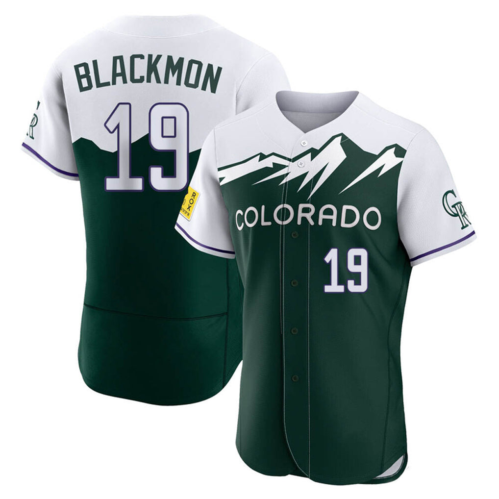 MATTH C.Rockies #19 Charlie Blackmon Player Green City Connect Limited Elite Home Stitched Jerseys