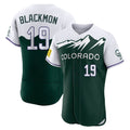 MATTH C.Rockies #19 Charlie Blackmon Player Green City Connect Limited Elite Home Stitched Jerseys