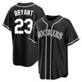 MATTH C.Rockies #23 Kris Bryant Player Black Fashion Out Home Game Stitched Jerseys
