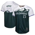 MATTH C.Rockies #23 Kris Bryant Player Green City Connect Limited Home Game Stitched Jerseys