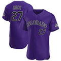 MATTH C.Rockies #27 Jordan Beck Player Purple Limited Elite Home Stitched Jerseys