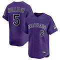 MATTH C.Rockies #5 Matt Holliday Player Purple Limited Home Stitched Jerseys