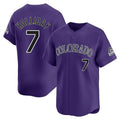 MATTH C.Rockies #7 Matt Holliday Player Purple Limited Home Stitched Jerseys