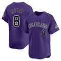 MATTH C.Rockies #8 Ryan Ritter Player Purple Limited Home Stitched Jerseys