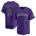 MATTH C.Rockies #9 Brenton Doyle Player Purple Limited Home Stitched Jerseys