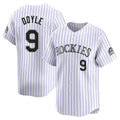 MATTH C.Rockies #9 Brenton Doyle Player White Limited Home Stitched Jerseys