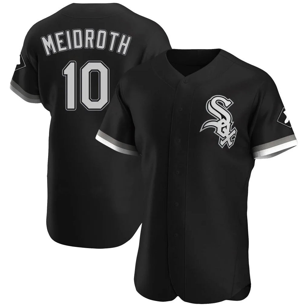 MATTH C.White Sox #10 Chase Meidroth Player Black Limited Elite Home Stitched Jerseys