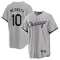 MATTH C.White Sox #10 Chase Meidroth Player Gray Home Game Stitched Jerseys