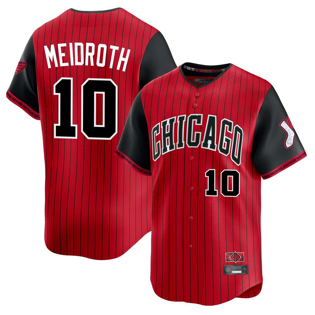 MATTH C.White Sox #10 Chase Meidroth Player Red City Connect Limited Home Stitched Jerseys