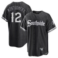 MATTH C.White Sox #12 Colson Montgomery Player Black City Connect Home Game Stitched Jerseys