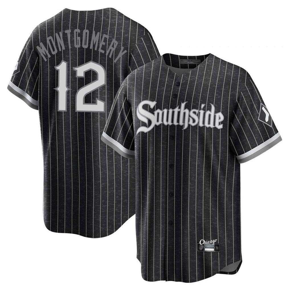 MATTH C.White Sox #12 Colson Montgomery Player Black City Connect Home Game Stitched Jerseys