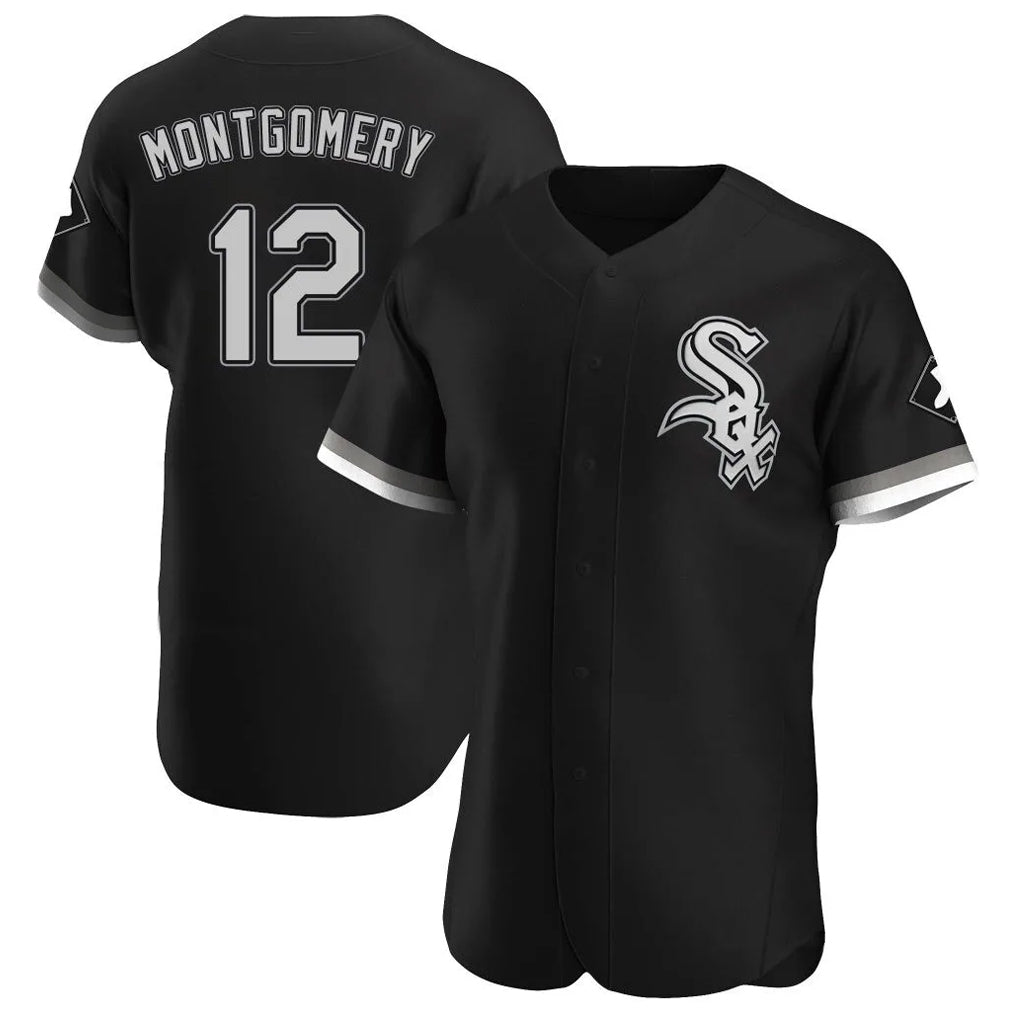 MATTH C.White Sox #12 Colson Montgomery Player Black Limited Elite Home Stitched Jerseys