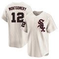 MATTH C.White Sox #12 Colson Montgomery Player Cream Cooperstown Collection Limited Home Stitched Jerseys