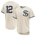 MATTH C.White Sox #12 Colson Montgomery Player Cream Field of Dreams Limited Elite Home Stitched Jerseys