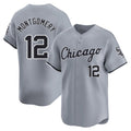 MATTH C.White Sox #12 Colson Montgomery Player Gray Road Limited Home Stitched Jerseys