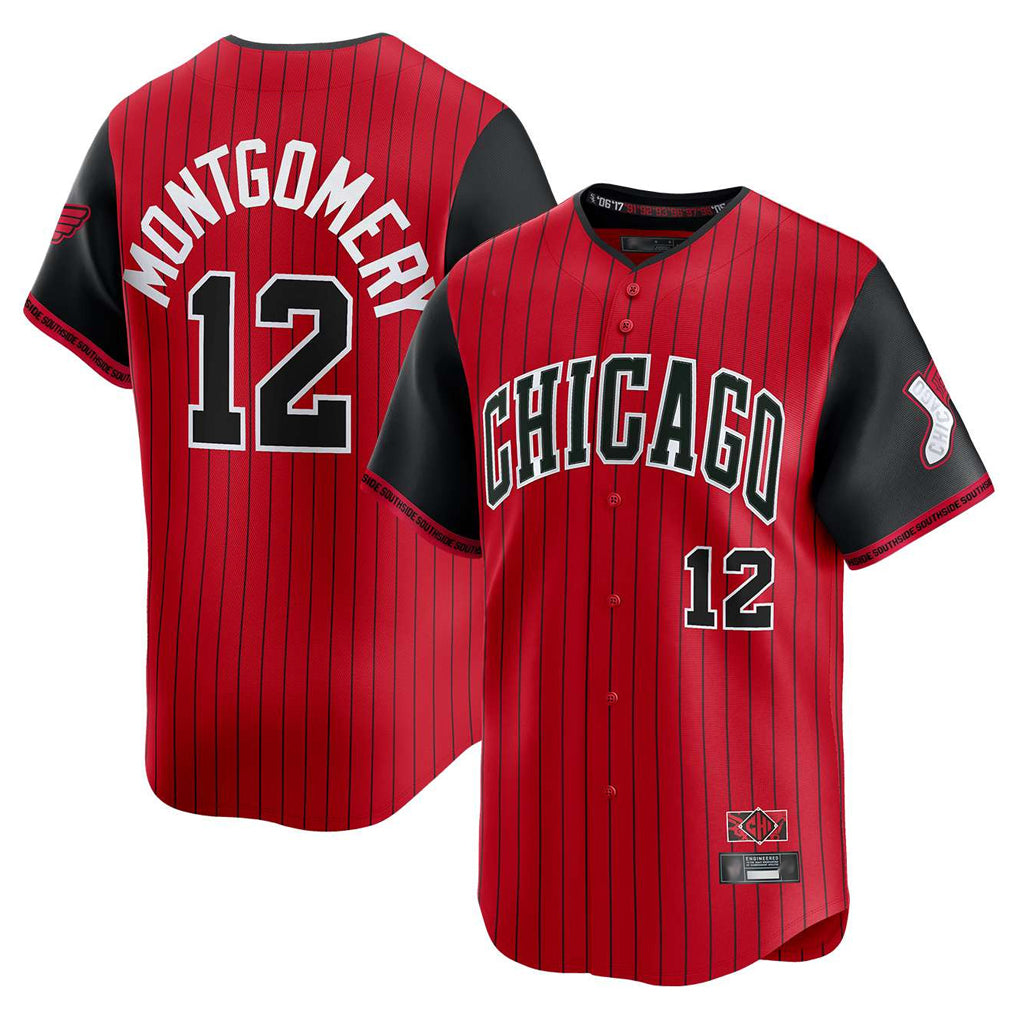 MATTH C.White Sox #12 Colson Montgomery Player Red City Connect Limited Home Stitched Jerseys