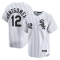 MATTH C.White Sox #12 Colson Montgomery Player White Stripe Limited Home Stitched Jerseys