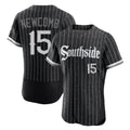 MATTH C.White Sox #15 Sean Newcomb Player Black City Connect Limited Elite Home Stitched Jerseys