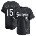 MATTH C.White Sox #15 Sean Newcomb Player Black City Connect Limited Home Stitched Jerseys
