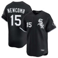 MATTH C.White Sox #15 Sean Newcomb Player Black Limited Home Stitched Jerseys