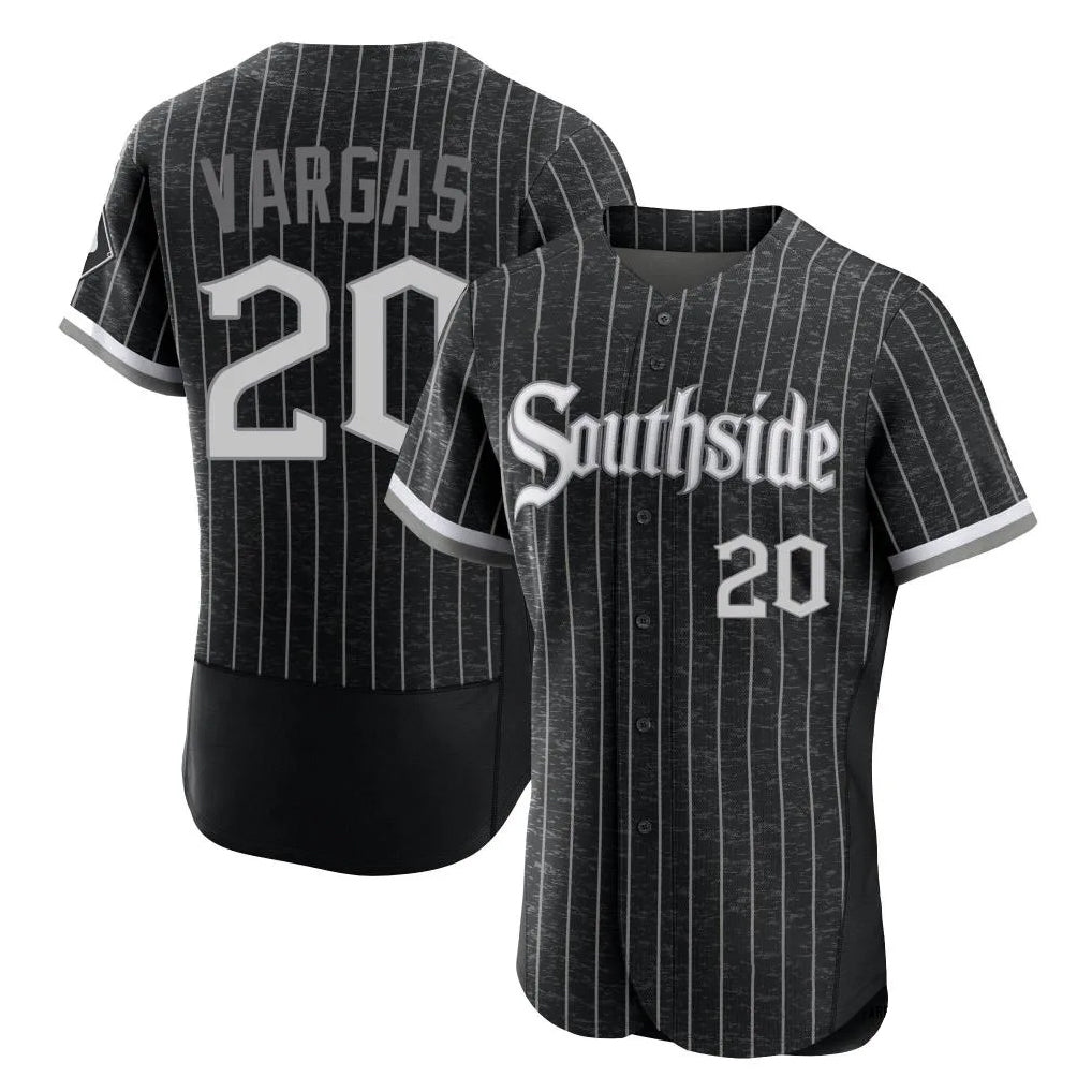 MATTH C.White Sox #20 Miguel Vargas Player Black City Connect Limited Elite Home Stitched Jerseys