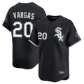 MATTH C.White Sox #20 Miguel Vargas Player Black Limited Home Stitched Jerseys