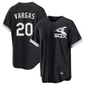 MATTH C.White Sox #20 Miguel Vargas Player Black Spring Training Game Stitched Jerseys