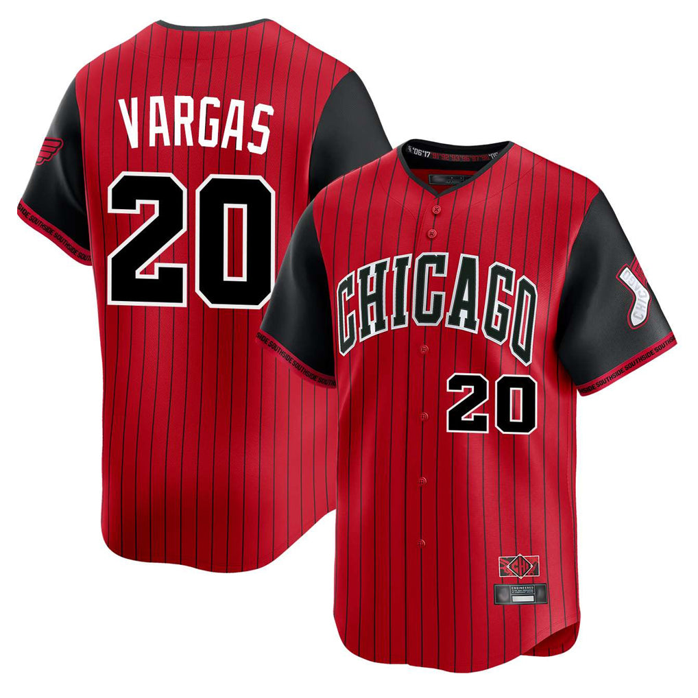 MATTH C.White Sox #20 Miguel Vargas Player Red City Connect Limited Home Stitched Jerseys