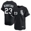 MATTH C.White Sox #23 Andrew Benintendi Player Black Home Game Stitched Jerseys