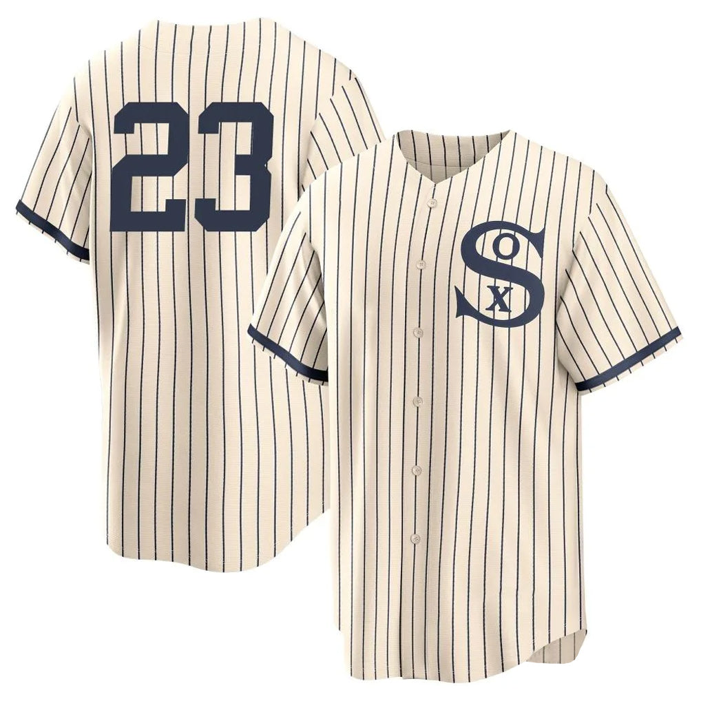 MATTH C.White Sox #23 Andrew Benintendi Player Cream Field of Dreams Home Game Stitched Jerseys