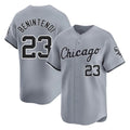 MATTH C.White Sox #23 Andrew Benintendi Player Gray Road Limited Home Stitched Jerseys