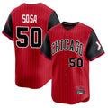 MATTH C.White Sox #50 Lenyn Sosa Player Red City Connect Limited Home Stitched Jerseys