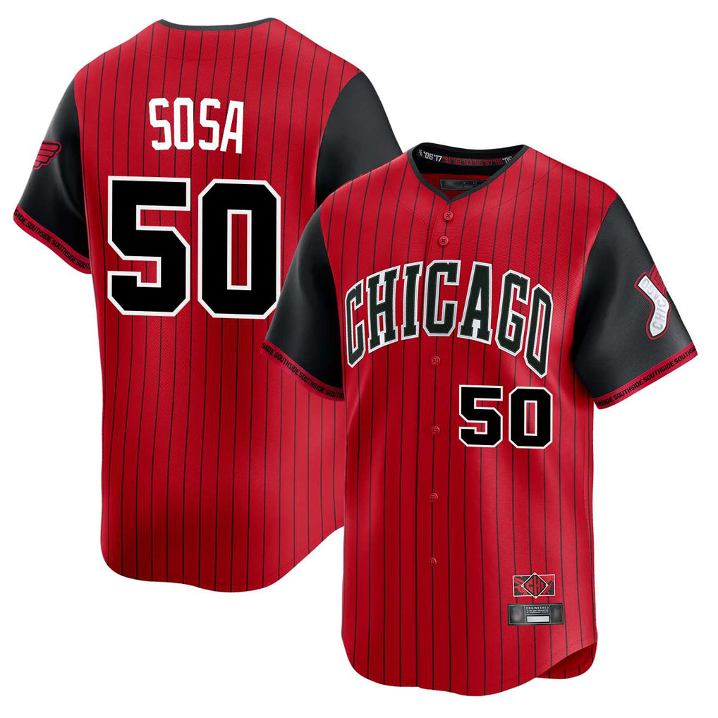 MATTH C.White Sox #50 Lenyn Sosa Player Red City Connect Limited Home Stitched Jerseys