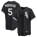 MATTH C.White Sox #5 Munetaka Murakami Player Black Home Game Stitched Jerseys