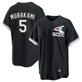 MATTH C.White Sox #5 Munetaka Murakami Player Black Spring Training Game Stitched Jerseys