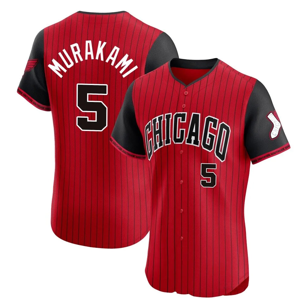 MATTH C.White Sox #5 Munetaka Murakami Player Red City Connect Limited Elite Home Stitched Jerseys