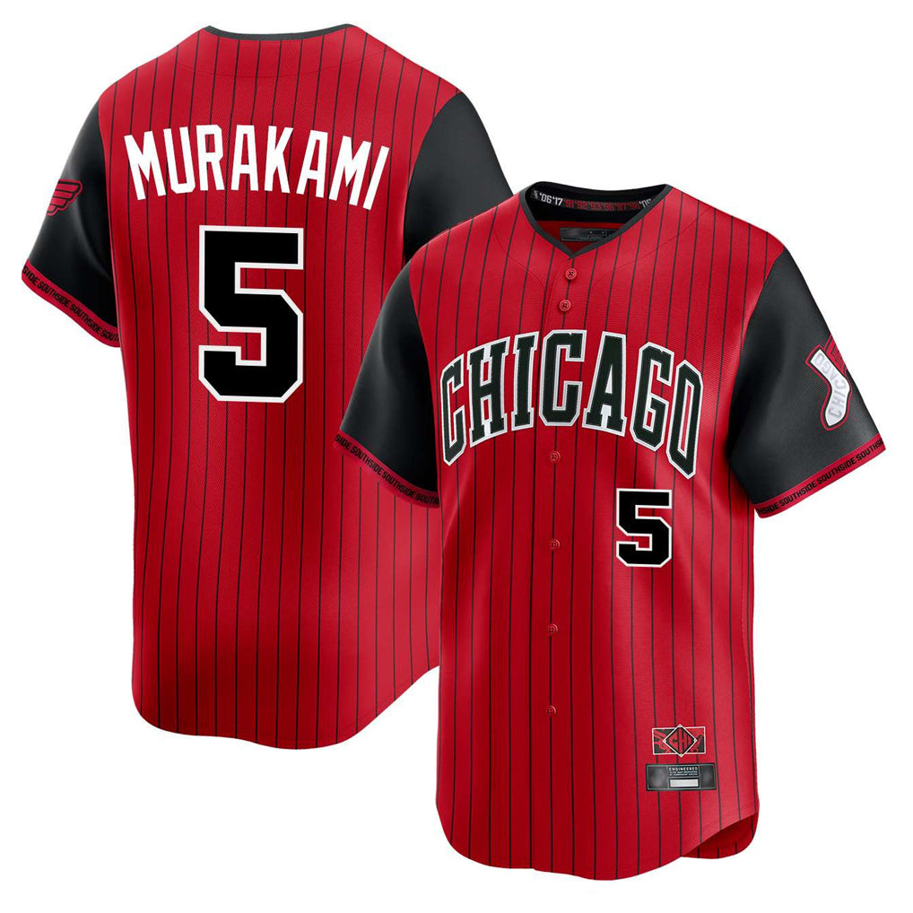 MATTH C.White Sox #5 Munetaka Murakami Player Red City Connect Limited Home Stitched Jerseys
