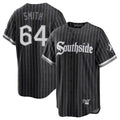 MATTH C.White Sox #64 Shane Smith Player Black City Connect Home Game Stitched Jerseys