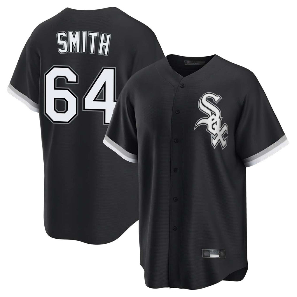 MATTH C.White Sox #64 Shane Smith Player Black City Connect Limited Home Stitched Jersey