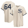 MATTH C.White Sox #64 Shane Smith Player Cream Field of Dreams Home Game Stitched Jerseys