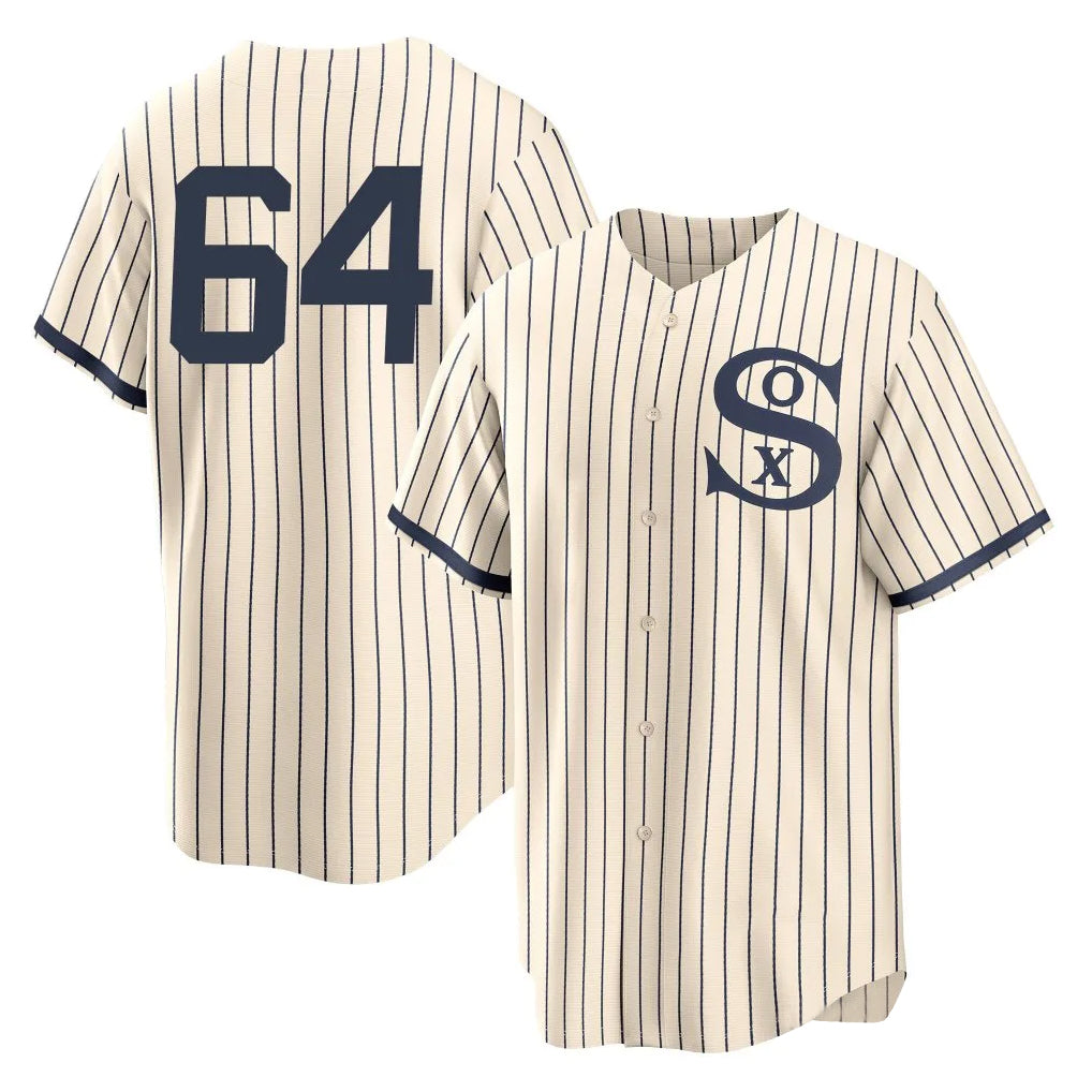 MATTH C.White Sox #64 Shane Smith Player Cream Field of Dreams Home Game Stitched Jerseys