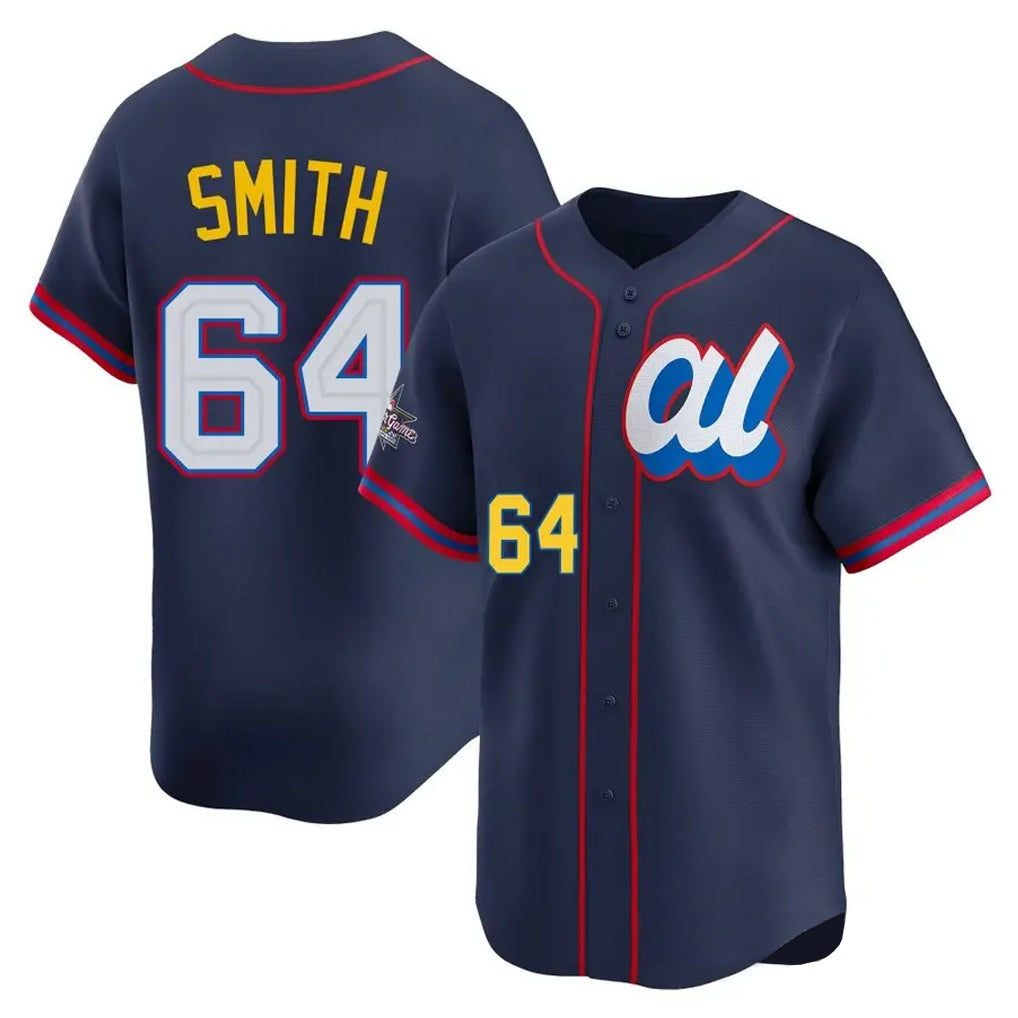 MATTH C.White Sox #64 Shane Smith Player Navy Limited American League All-Star Edition Stitched Jerseys