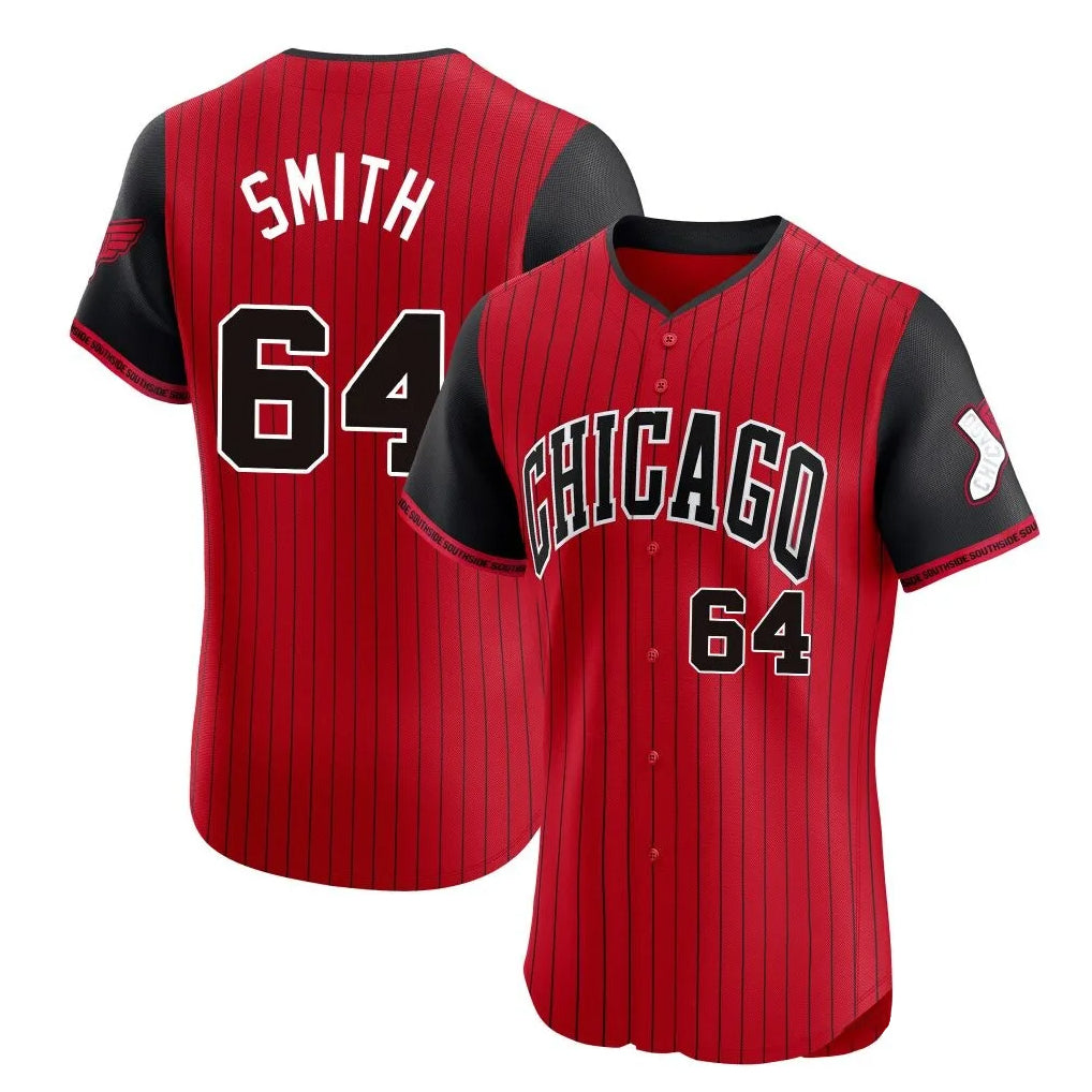 MATTH C.White Sox #64 Shane Smith Player Red City Connect Limited Elite Home Stitched Jerseys