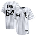 MATTH C.White Sox #64 Shane Smith Player White Stripe Limited Home Stitched Jerseys