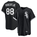 MATTH C.White Sox #88 Luis Robert Jr Player Black Home Game Stitched Jerseys