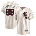 MATTH C.White Sox #88 Luis Robert Jr Player Cream Cooperstown Collection Limited Home Stitched Jerseys