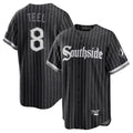 MATTH C.White Sox #8 Kyle Teel Player Black City Connect Home Game Stitched Jerseys